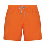 Solid Swim Short // Orange (L)