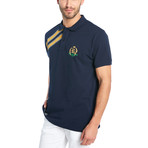 Samson Polo Shirt // Navy Blue (L)