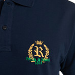 Samson Polo Shirt // Navy Blue (M)