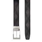 Dunhill // HPC122Z Leather Belt // Gray