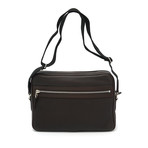 Dunhill // Men's Leather Messenger Bag // Brown