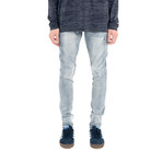 Distressed Skinny Denim // Cloud Blue (XS)