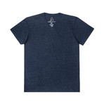 Essentials V-Neck Tee // Blue // Pack of 3 (2XL)