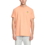 Smiley Tee // Peach (XS)