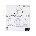 Essentials Crew Neck Short-Sleeve Tee // White // Pack of 3 (L)