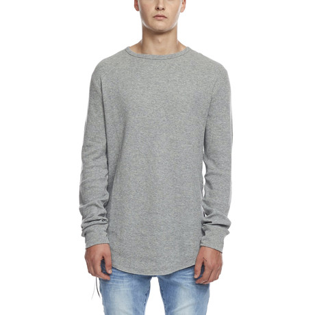 Long-Sleeve Thermal Underscoop // Gray (XS)