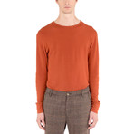 Long-Sleeve Thermal Underscoop // Burnt Orange (S)