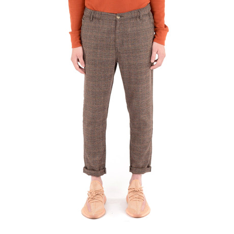 Plaid Trousers // Burnt Orange (XS)