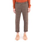 Plaid Trousers // Burnt Orange (XL)