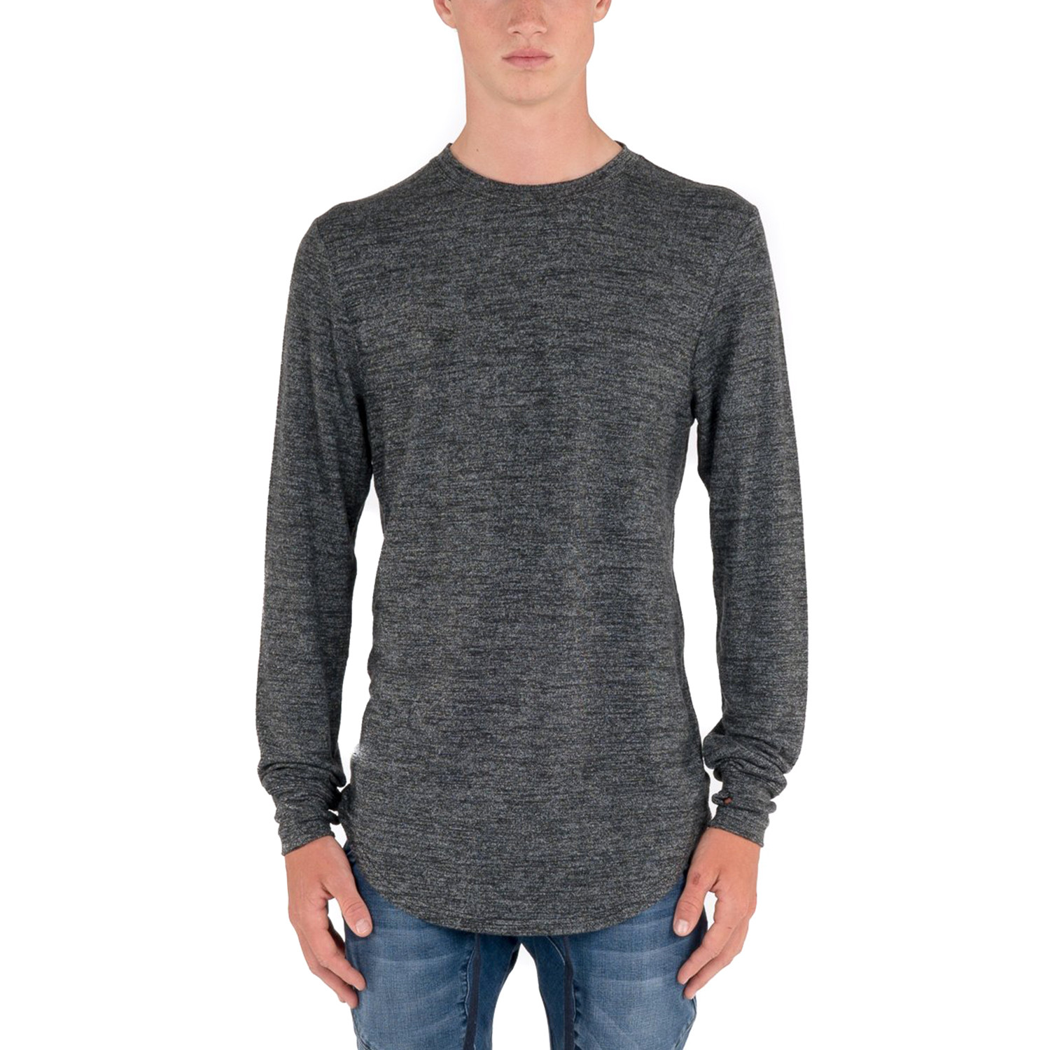 Uppercut Sweater // Mixed Black (XL) - Kuwalla Tee - Touch of Modern