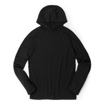 Merino Hoodie // Black (X-Small)