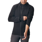 Merino Cobra 2.0 Zip Up // Black (Small)