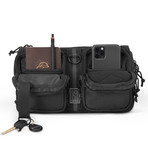 MXD Notch Shoulder Bag // Black