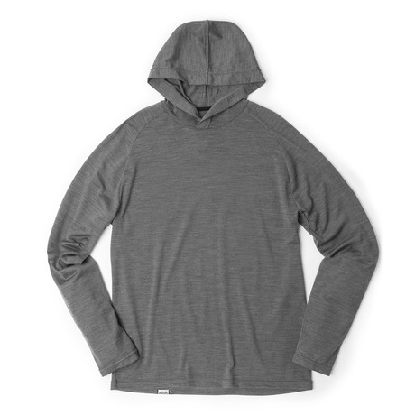 Merino Hoodie // Charcoal Gray (X-Small)