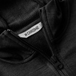 Merino Cobra 2.0 Zip Up // Black (Small)