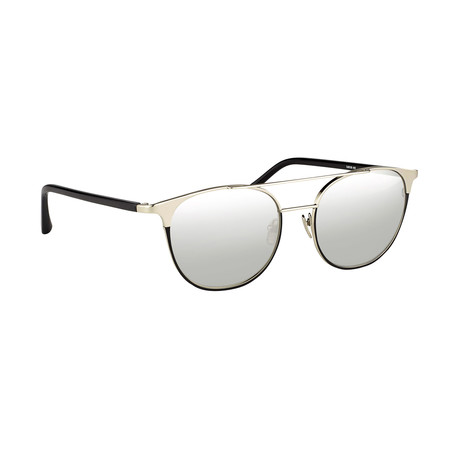 LFL421C6SUN Sunglasses // White Gold + Black + Platinum