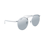 LFL633C2SUN Sunglasses // White Gold + Platinum