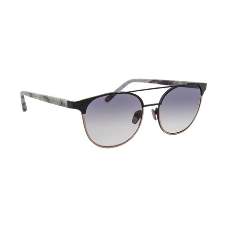 LFL571C5SUN Sunglasses // Black + Rose Gold + Marble + Gray