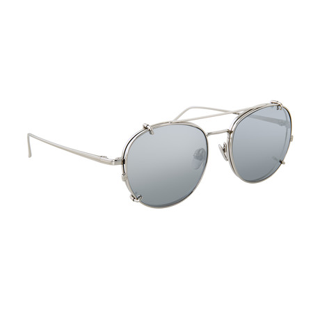 LFL646C2SUN Sunglasses // White Gold + Platinum