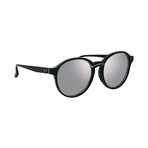 LFL652C3SUN Sunglasses // Black + White Gold + Platinum