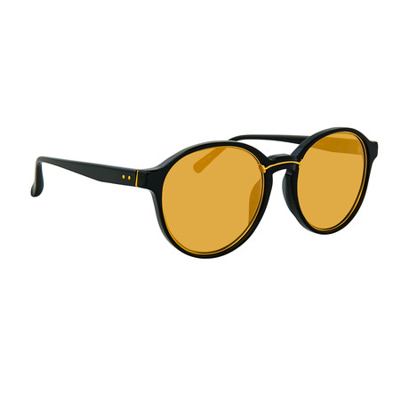 LFL652C2SUN Sunglasses // Black + Yellow Gold + Gold