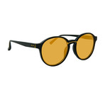 LFL652C2SUN Sunglasses // Black + Yellow Gold + Gold