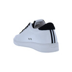 Riza Low-Rise Sneaker // White + Black (Euro: 43)