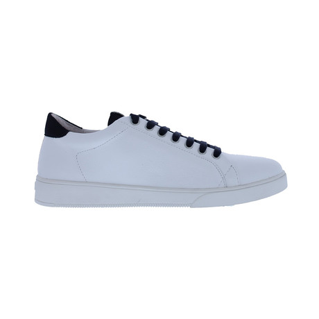 Riza Low-Rise Sneaker // White + Zafiro (Euro: 40)