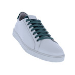 Riza Low-Rise Sneaker // White + Jasper Green (Euro: 42)