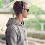 Commute Wireless Bluetooth Headphones // Rail Gray