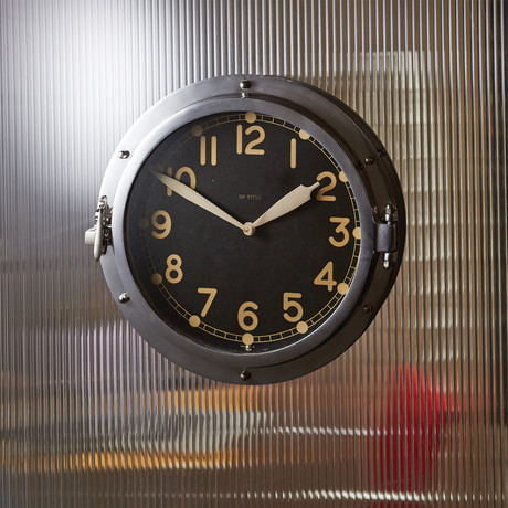 Airship Wall Clock Aluminum