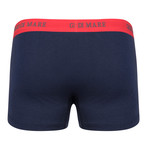 Amir Boxer Short // Navy + White + Black // Set of 3 (2XL)