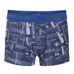 Alvaro Boxer Short // Patterned + Navy + White // Set of 3 (XL)