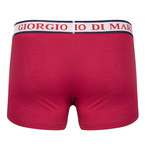 Miles Boxer Brief 3-Pack // Patterned + Bordeaux + White (2XL)