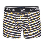 Elisha Boxer Short // Patterned + White + Black // Set of 3 (XL)