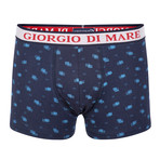 Miles Boxer Brief 3-Pack // Patterned + Bordeaux + White (2XL)
