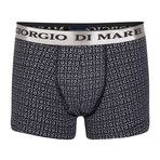 Malakai Boxer Short // Patterned + Gray + White // Set of 3 (S)