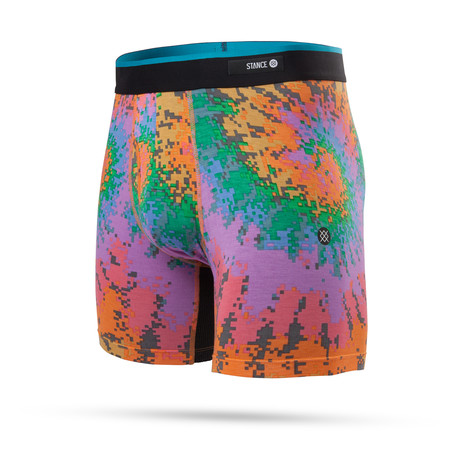 Pixel Spin Boxer Briefs // Multicolor (S)