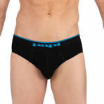 3 Pack Stretch Brief // Blue + Black (S)