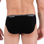 3 Pack Brief // Black + Red + Blue (S)