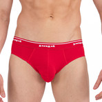 3 Pack Brief // Black + Red + Blue (M)