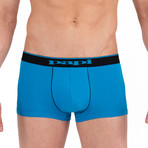 3 Pack Brazilian Trunks // Black + Turquoise + Black (L)