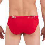 3 Pack Brief // Black + Red + Blue (L)