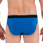 3 Pack Stretch Brief // Blue + Black (XL)