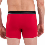 4 Pack Striped Boxer Brief // Ebony + Black (L)