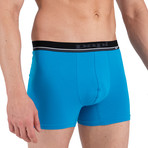 4 Pack Striped Boxer Brief // Blue + Black (S)