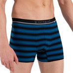 4 Pack Striped Boxer Brief // Blue + Black (XL)