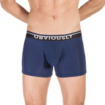 Boxer Brief // 3" // Navy (2X-Large)