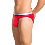 Hipster Brief // Red (Small)