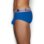 Grip Mid Rise Punt Brief // Spinel Blue (XS)